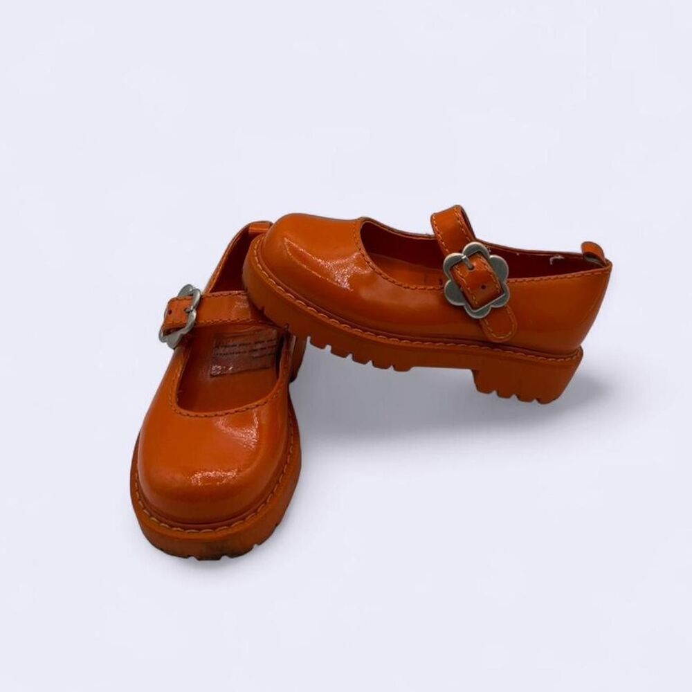 Babygap Orange and Brown First-shoes-baby-shoes